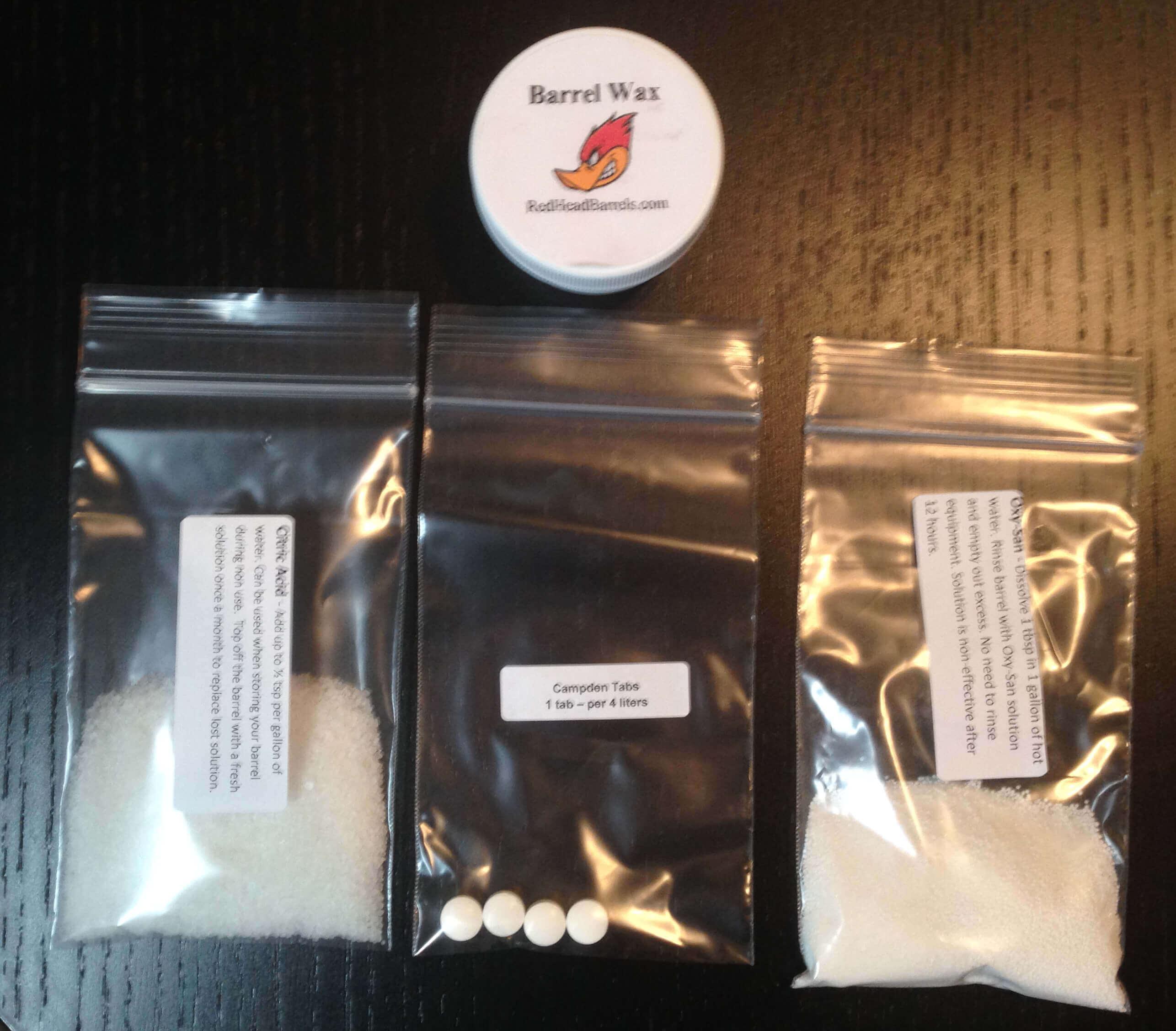 Red Head Oak Barrel Cleaning & Maintenance Kit Red Head Oak Barrels