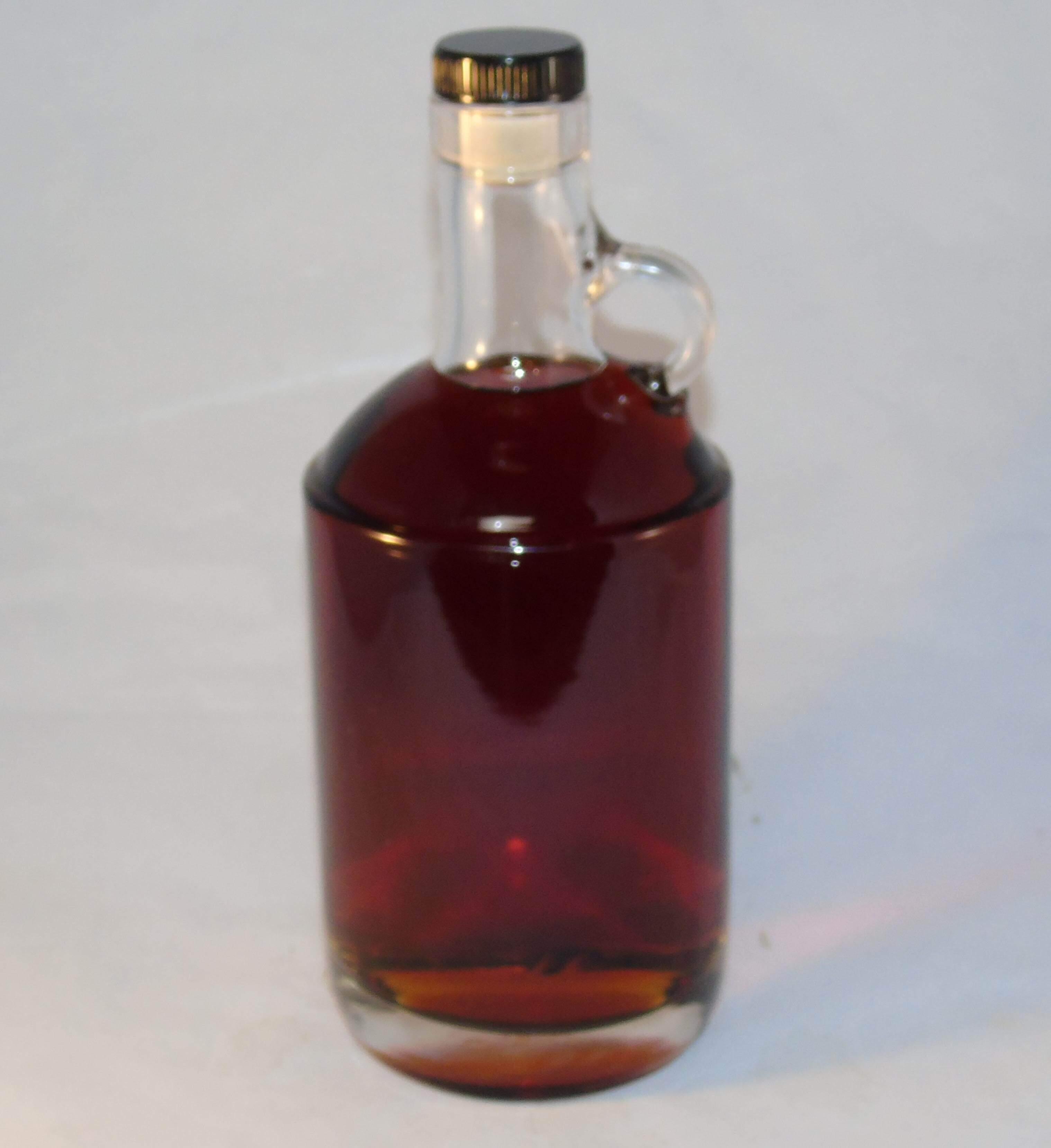 moonshine bottle filled