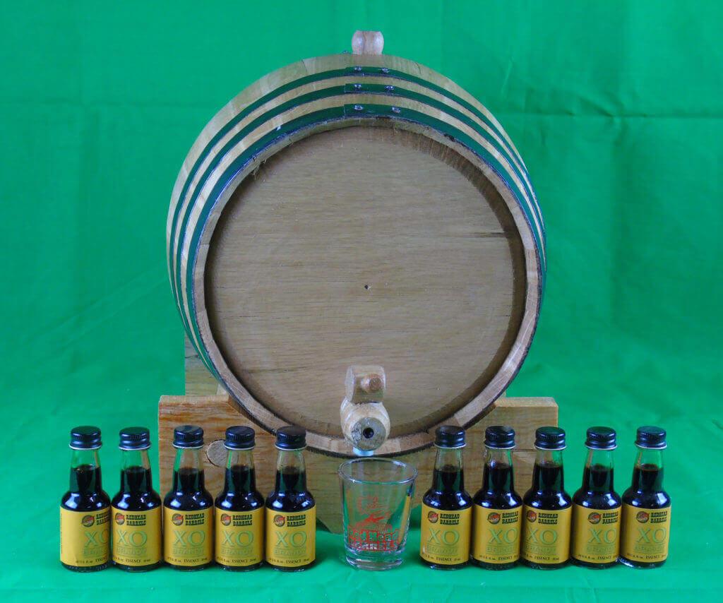 10 Liter Brandy Liquor Flavoring Kit Red Head Oak Barrels Aging Rum