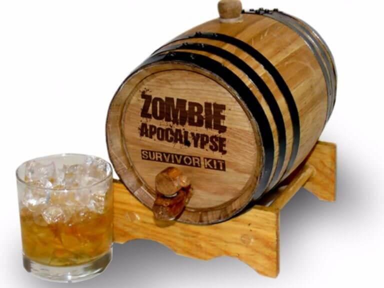 2 Liter Rum Infused Barrel Red Head Oak Barrels