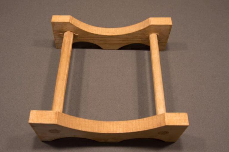 Oak Barrel Cradle Stand Red Head Oak Barrels